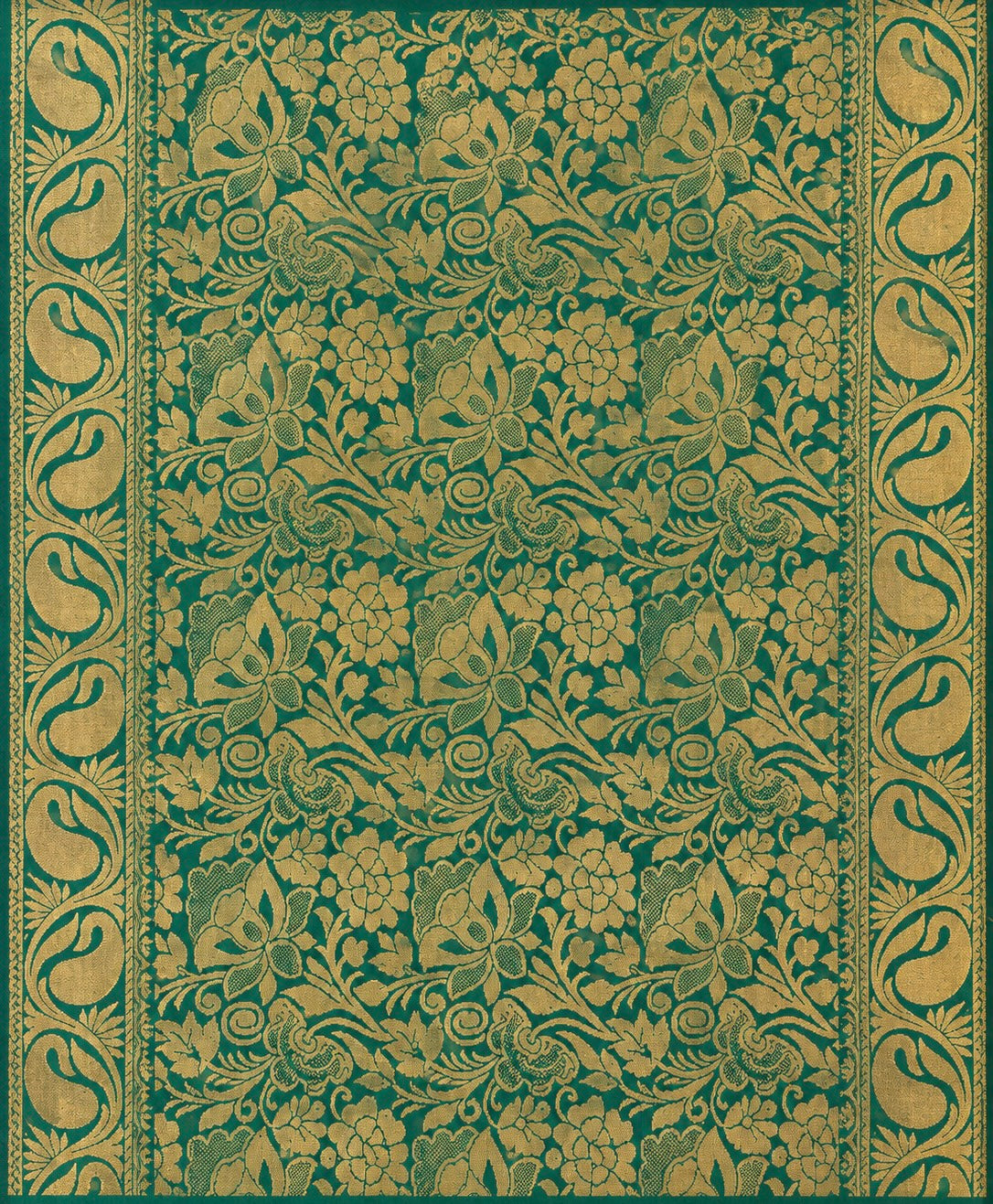 Soft Silk Saree - Mint Green