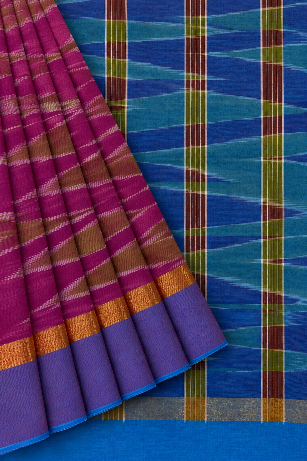 Pochampally Ikkat Cotton Saree