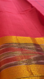 Ikkat Border Cotton Saree