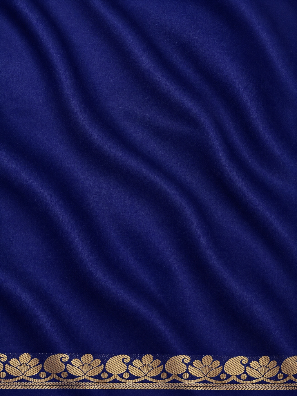 Mysore in Motion- One Inch Border- Deep Navy Blue