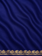 Mysore in Motion- One Inch Border- Deep Navy Blue