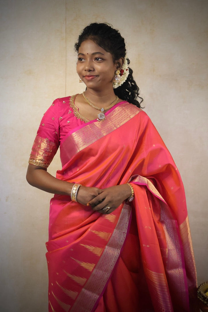 செம்பவளம்- Pure HANDLOOM SILK SAREE