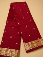 Kanchi Annam Aura – 2 Inch Border- Kumkum Red