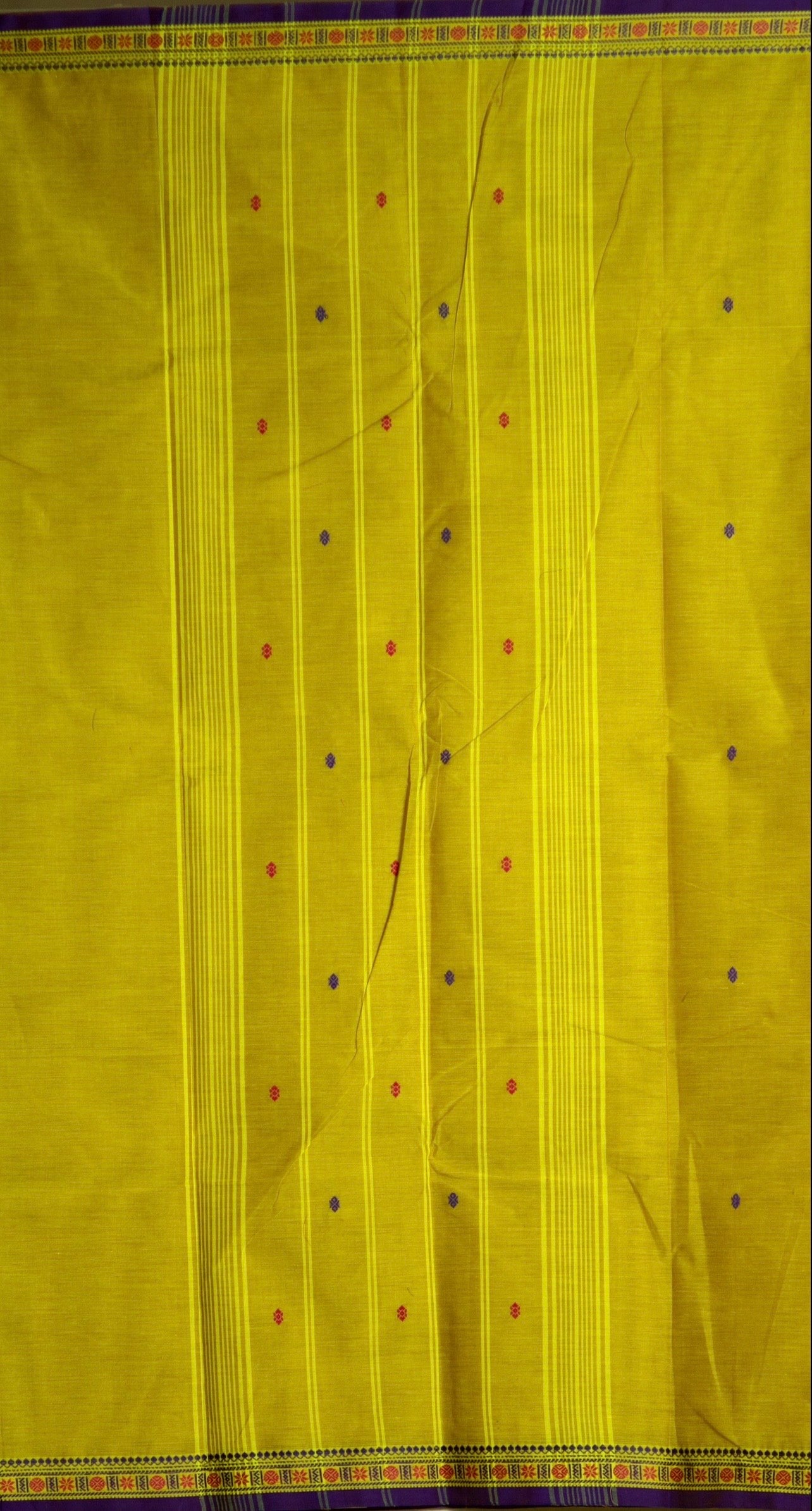 Pure Cotton Saree with One Inch Thread Border