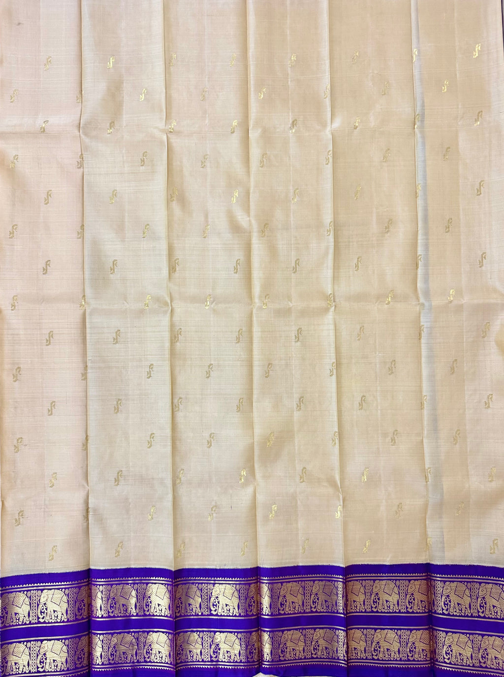 Pure Handloom Thirubhuvanam Silk Saree | Rettaipet Elephant Border | Grand வரிசைபேட் Pallu