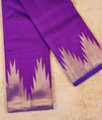 Pure Handloom Kanchipuram Silk Saree | Double Side Thazhapoo Border