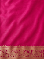 Kanchi Annam Aura – 2 Inch Border- Rani Pink