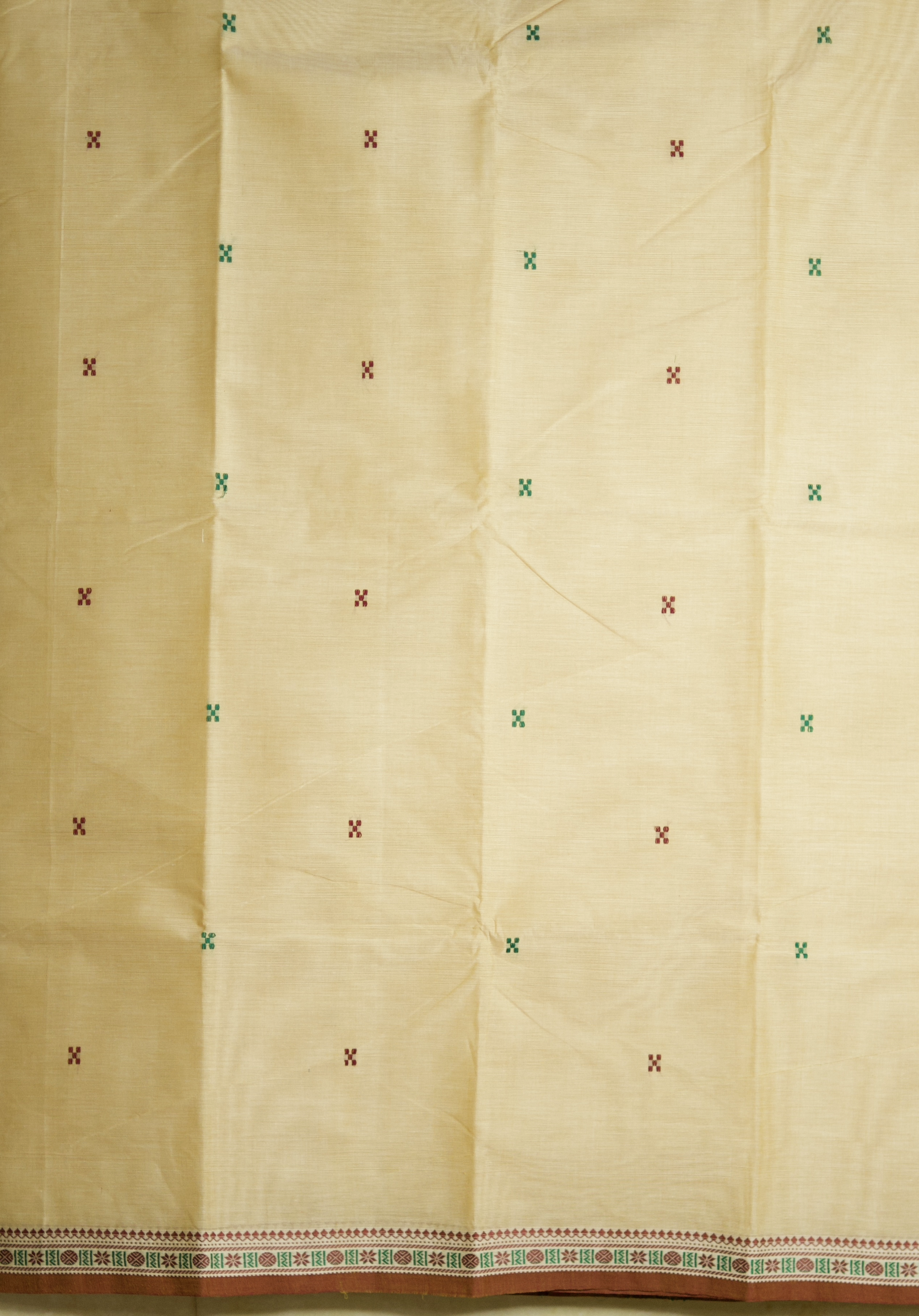 Pure Cotton Saree with One Inch Thread Border