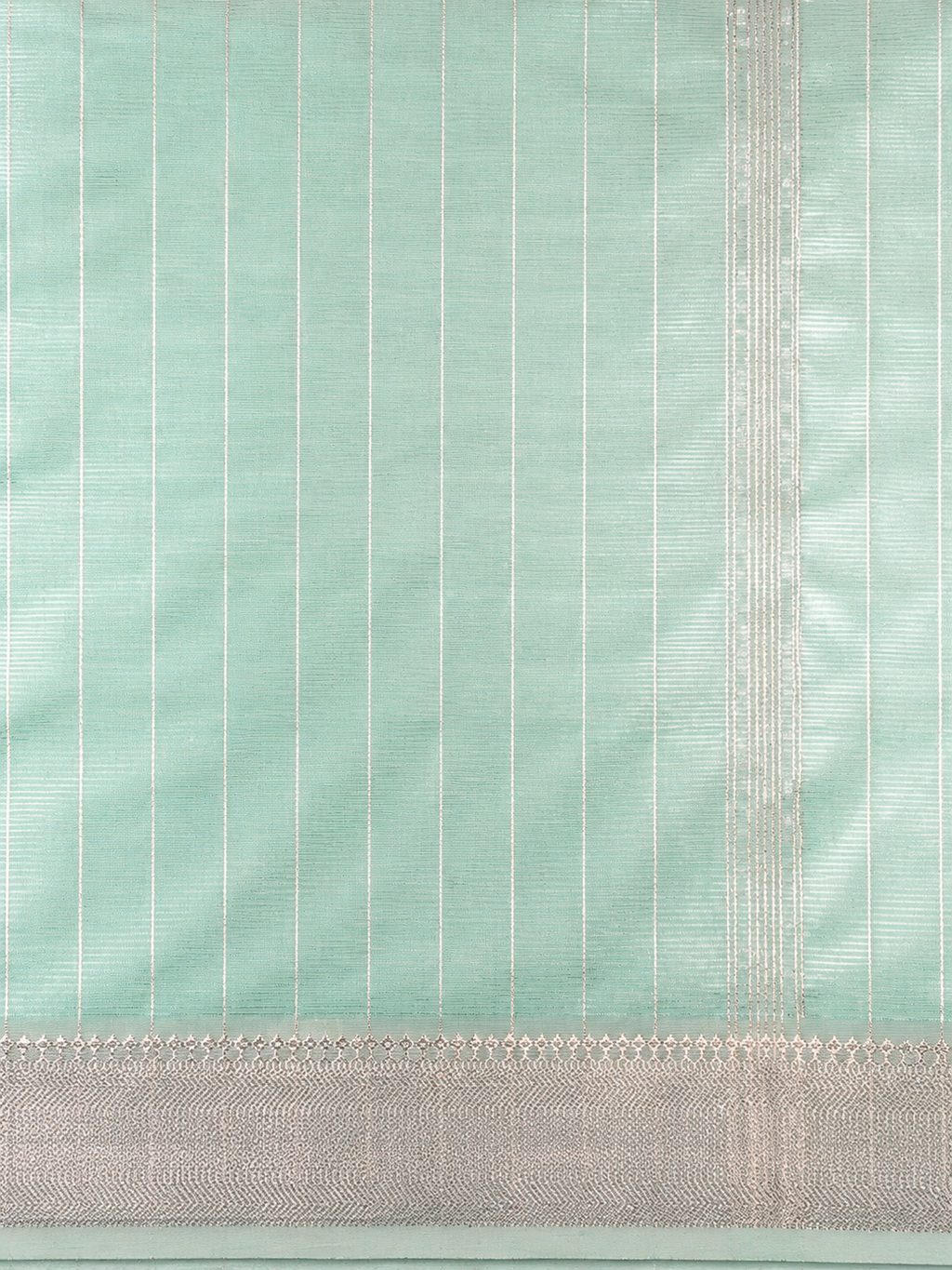 Mangalagiri Silk Saree - Mint Green
