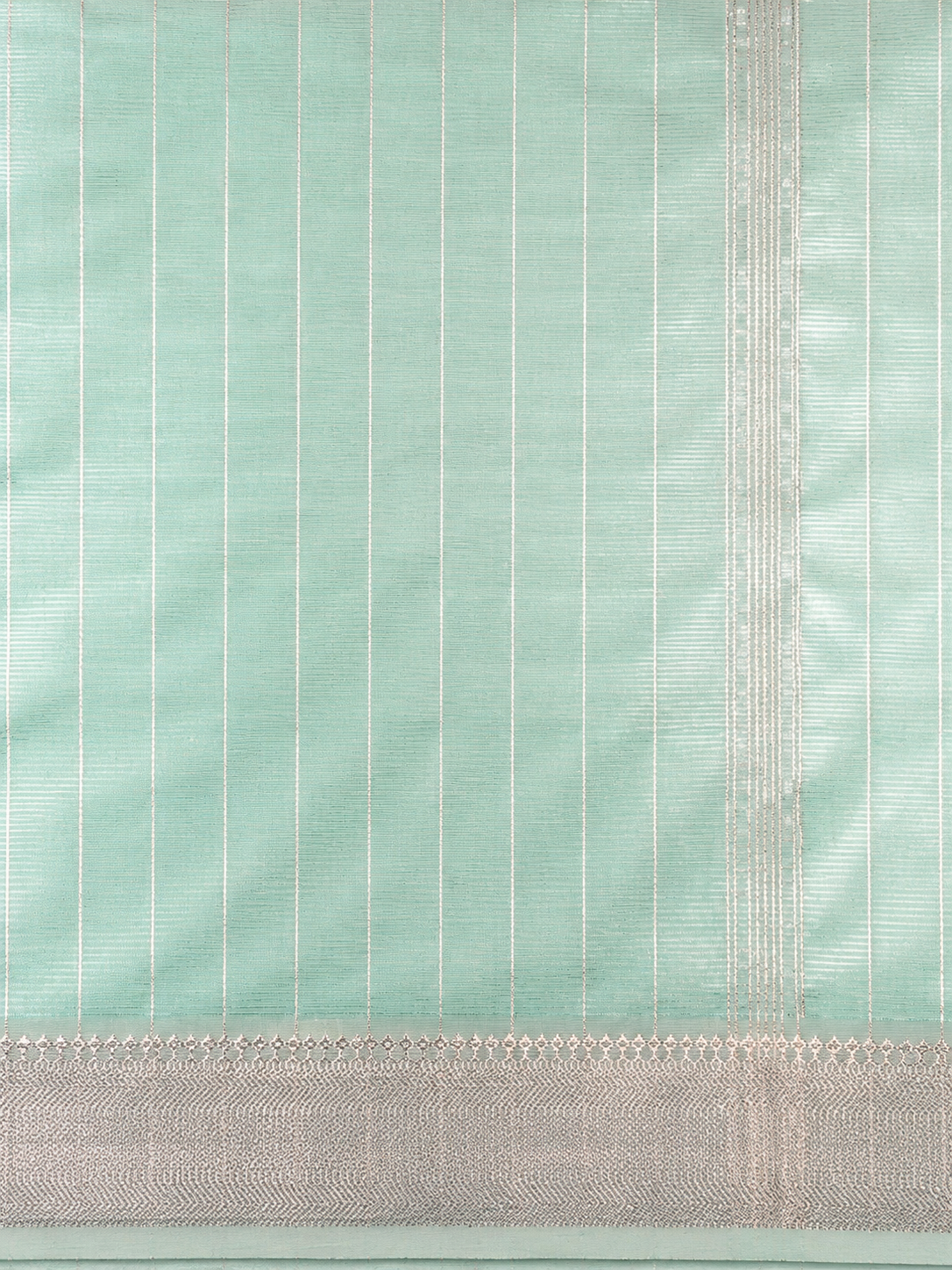 Mangalagiri Silk Saree - Mint Green