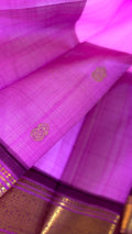 முப்பாகம் | Pure Handloom Thirubhuvanam Silk Saree | Single Side Border