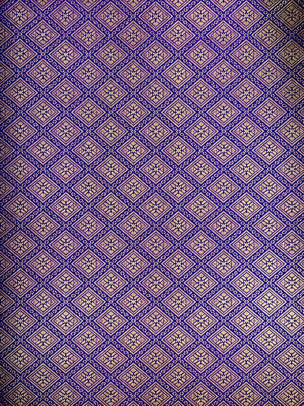 Kanchi Varisaipet Long Border Majesty- Royal Purple