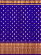 Kanchi Varisaipet Long Border Majesty- Royal Purple