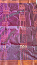 Soft Silk Saree - Plum