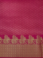 Kalyana Urvalam – Pure Silk Saree – Pallaku Motifs – Deep Pink