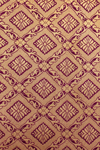 Kanchi Silk-Touch One Inch Border Saree - Magenta