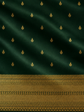 Kanchi Varisaipet Vasthram- Pure Silk Saree- Emerald Green