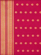 Luxury Silk Blend Kanchipuram Pattu | Bridal Red | Grand Pallu
