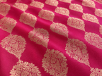Luxury Silk Blend Kanchipuram Pattu | Bridal Red | Grand Pallu