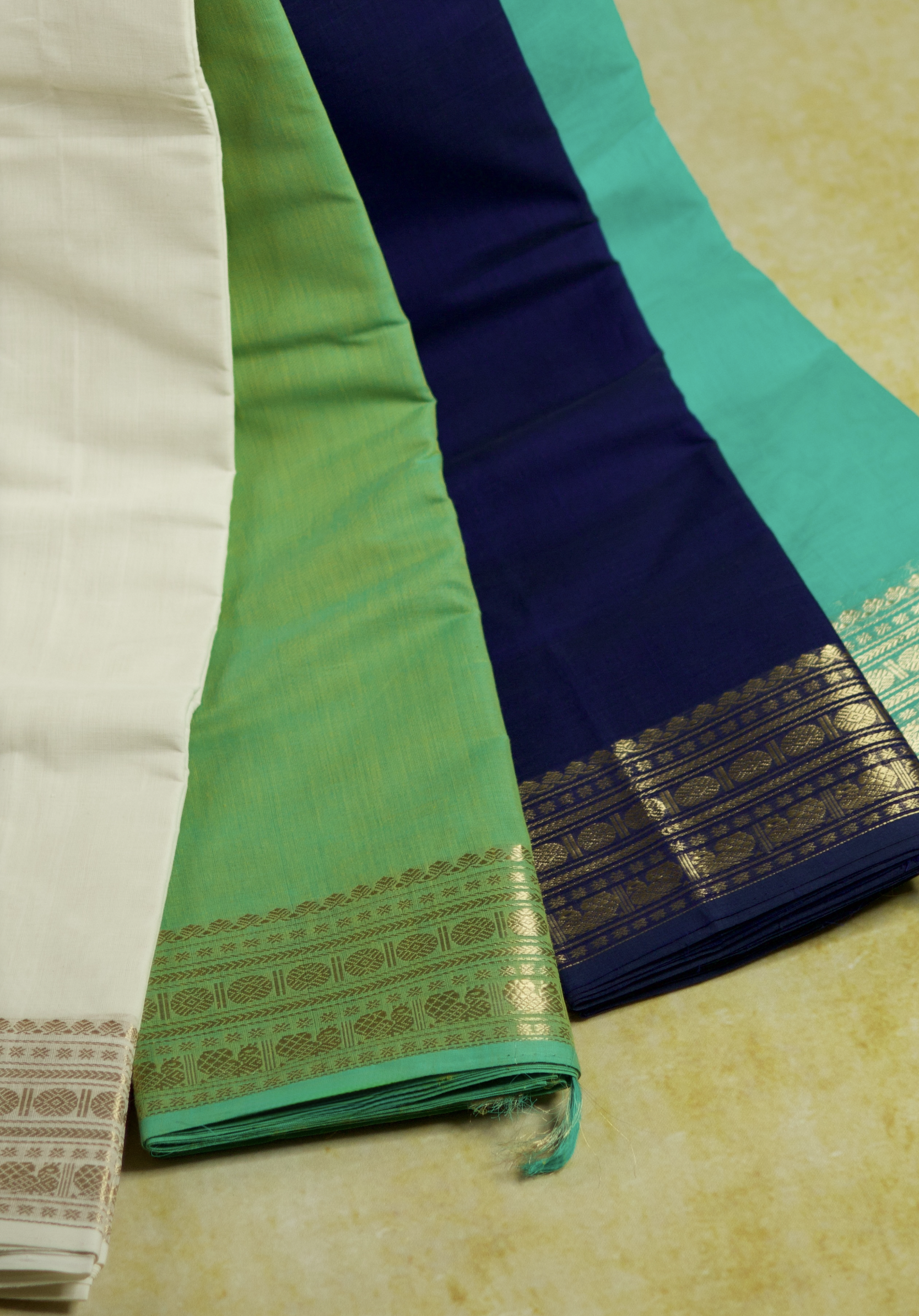 Pure Chettinad Handloom Cotton Saree – Green