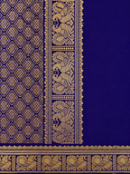 Kanchi Annam Aura – 2 Inch Border- Deep Navy