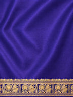Kanchi Annam Aura – 2 Inch Border- Deep Navy