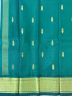 Pure Handloom Thirubhuvanam Silk Saree | பாலும் பழமும் | Green Pallu