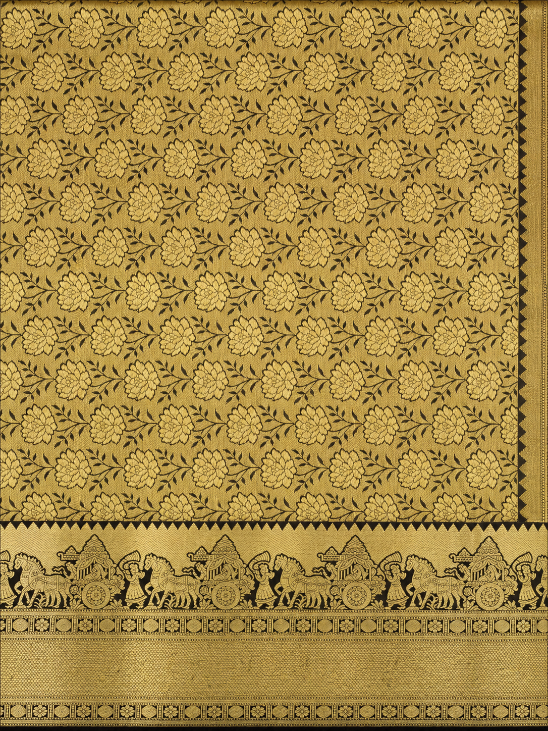 Kalyana Urvalam – Pure Silk Saree – Pallaku Motifs- Mint Green