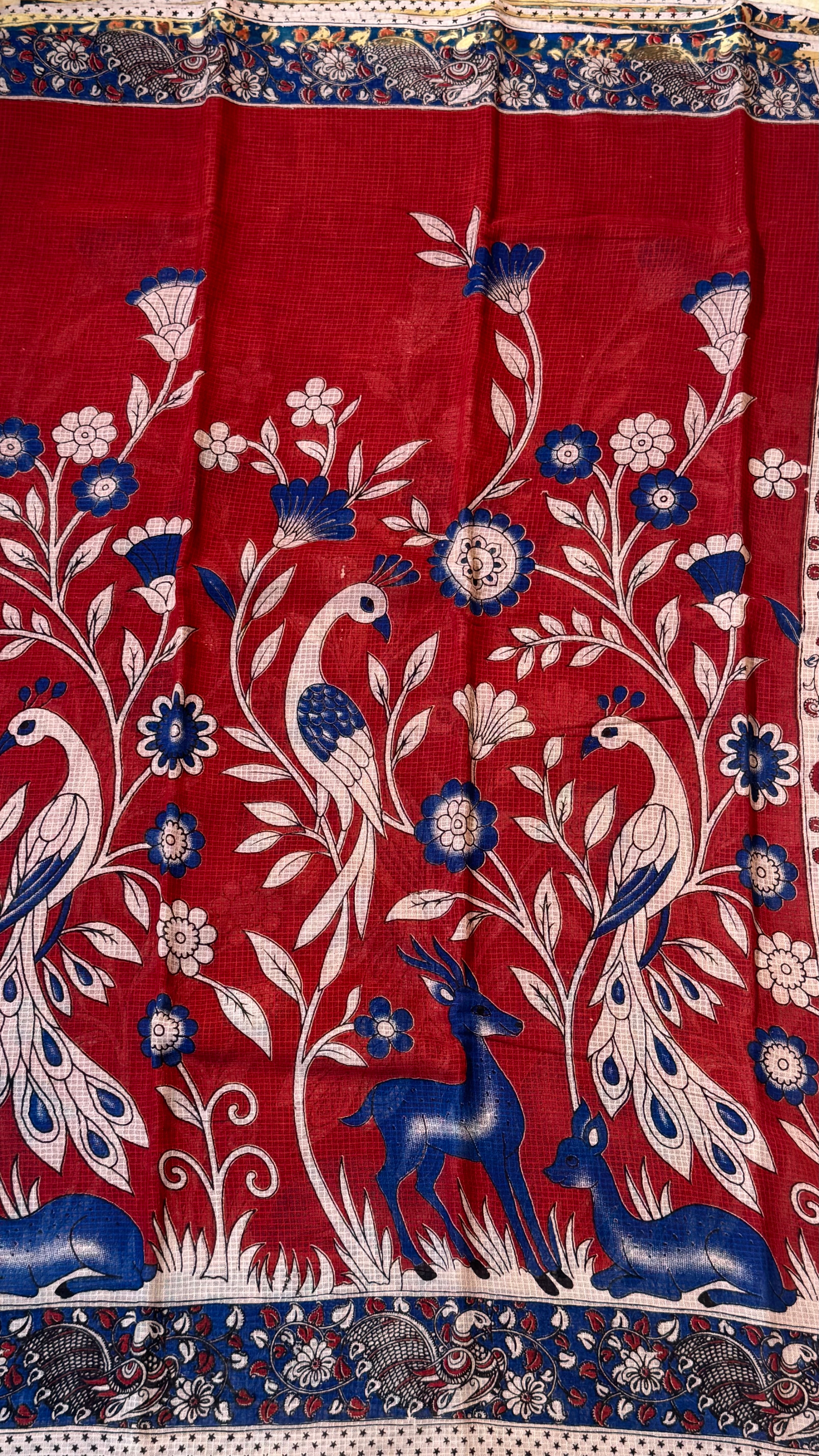 Premium Kota Kalamkari Saree