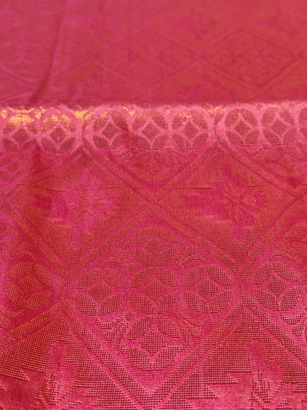 Soft Silk Saree - Plum