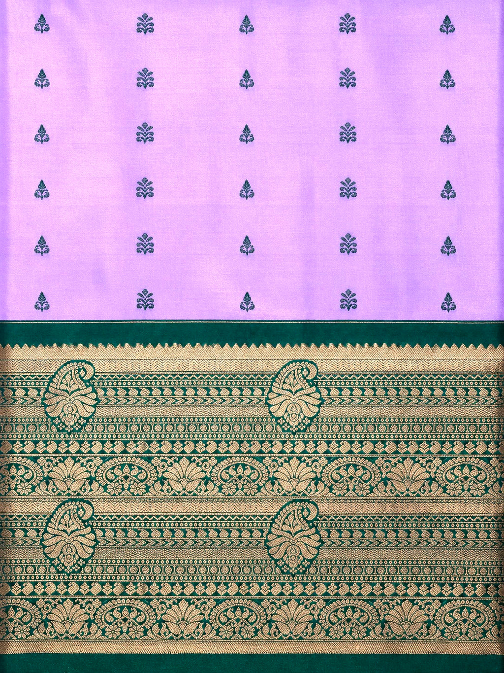 Soft Silk Saree - Dusty Rose Body with Varisaipet Border