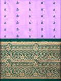 Soft Silk Saree - Dusty Rose Body with Varisaipet Border
