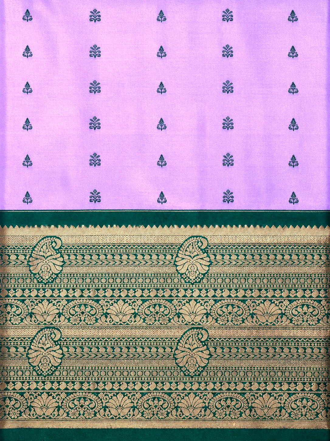 Soft Silk Saree - Dusty Rose Body with Varisaipet Border