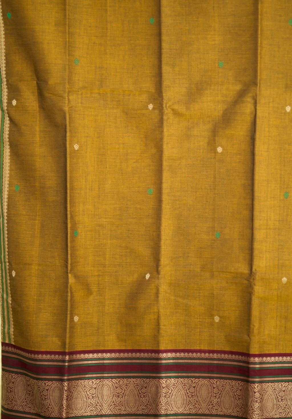 Chettinad Handloom Pure Cotton Saree with Thread Work Border