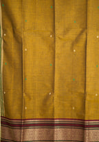 Chettinad Handloom Pure Cotton Saree with Thread Work Border