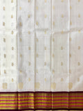 Pure Handloom Thirubhuvanam Silk Saree | வரிசைபேட் Border | அன்னம் Motifs | Grand Pallu