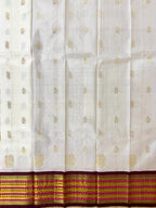 Pure Handloom Thirubhuvanam Silk Saree | வரிசைபேட் Border | அன்னம் Motifs | Grand Pallu