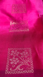 Silk Saree - Varisaipet Korvai Border & Flower Motifs
