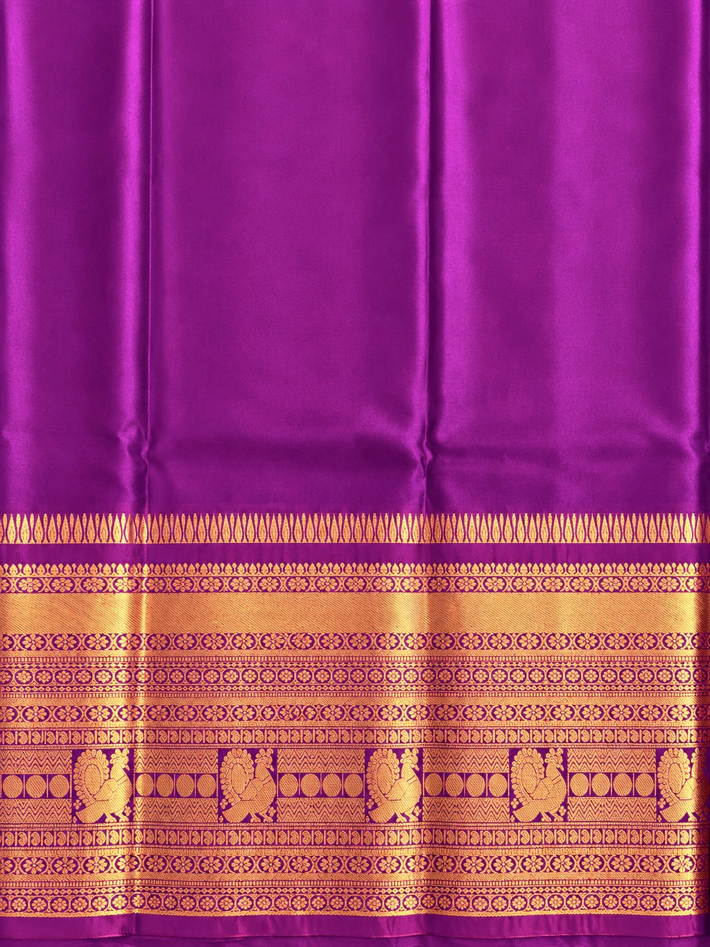 Kanchi Varisaipet Long Border Majesty- Royal Purple