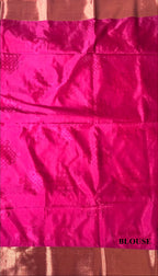 Soft Silk Saree with Vintage Kolam Motifs