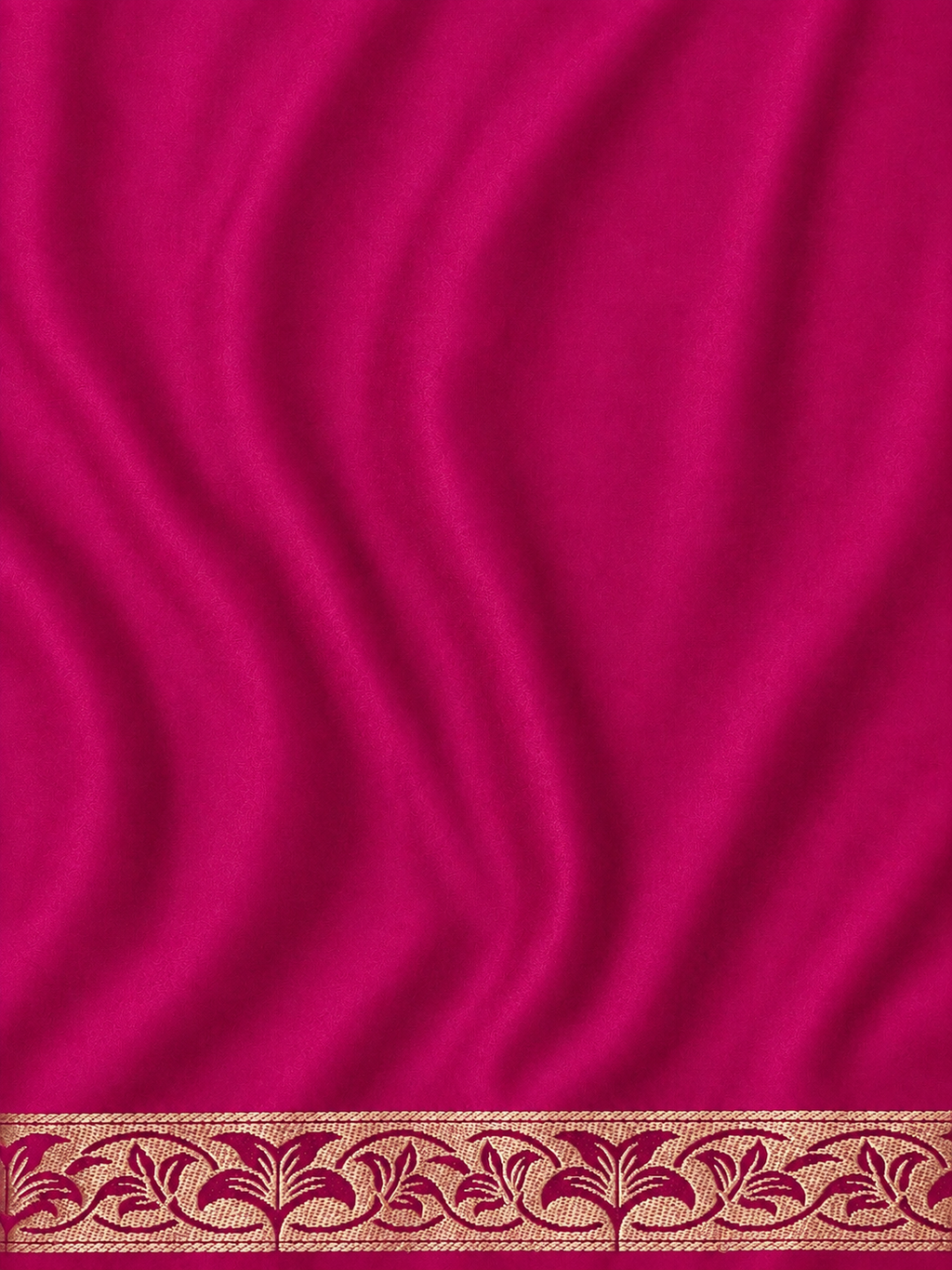 Mysore in Motion- One Inch Border- Magenta