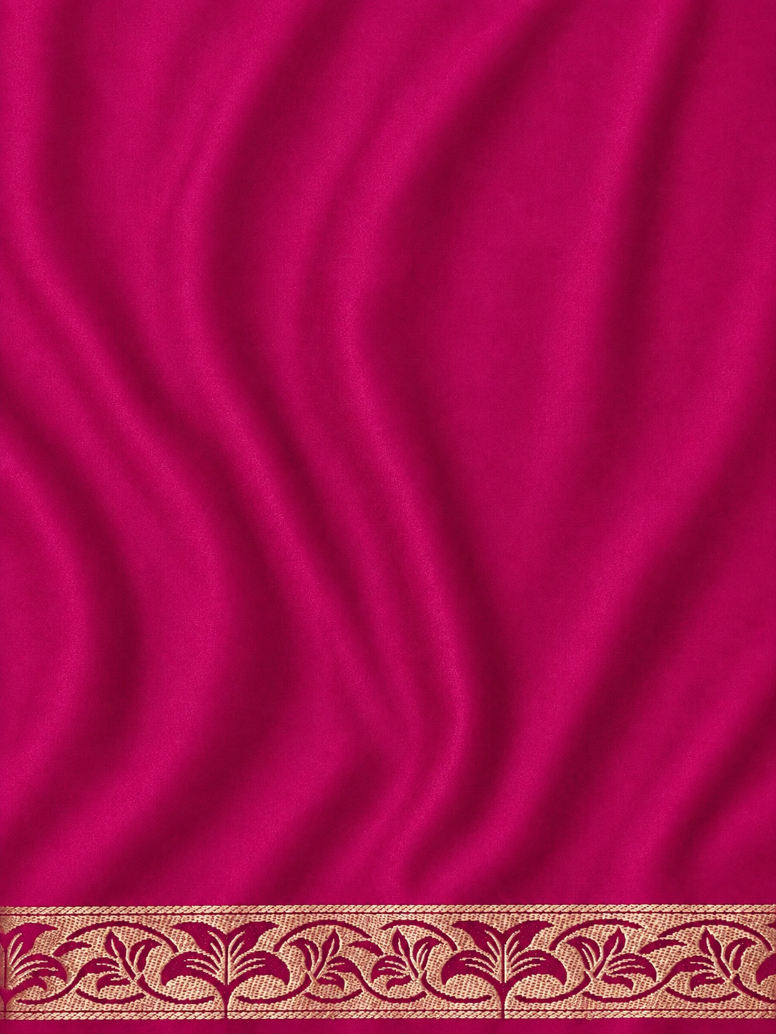 Mysore in Motion- One Inch Border- Magenta