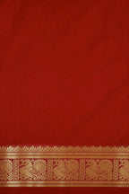 Kanchi Annam Aura – 2 Inch Border- Kumkum Red