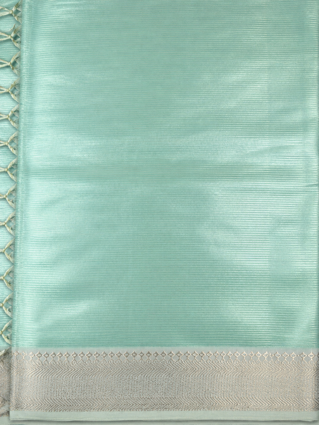 Mangalagiri Silk Saree - Mint Green