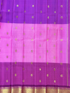 முப்பாகம் | Pure Handloom Thirubhuvanam Silk Saree | Single Side Border