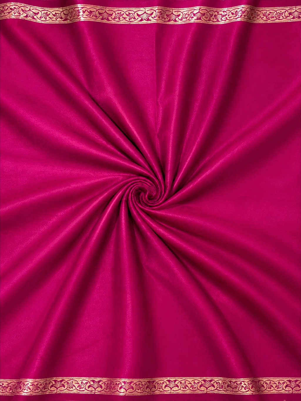 Mysore in Motion- One Inch Border- Magenta