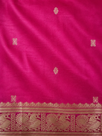 Kanchi Annam Aura – 2 Inch Border- Rani Pink
