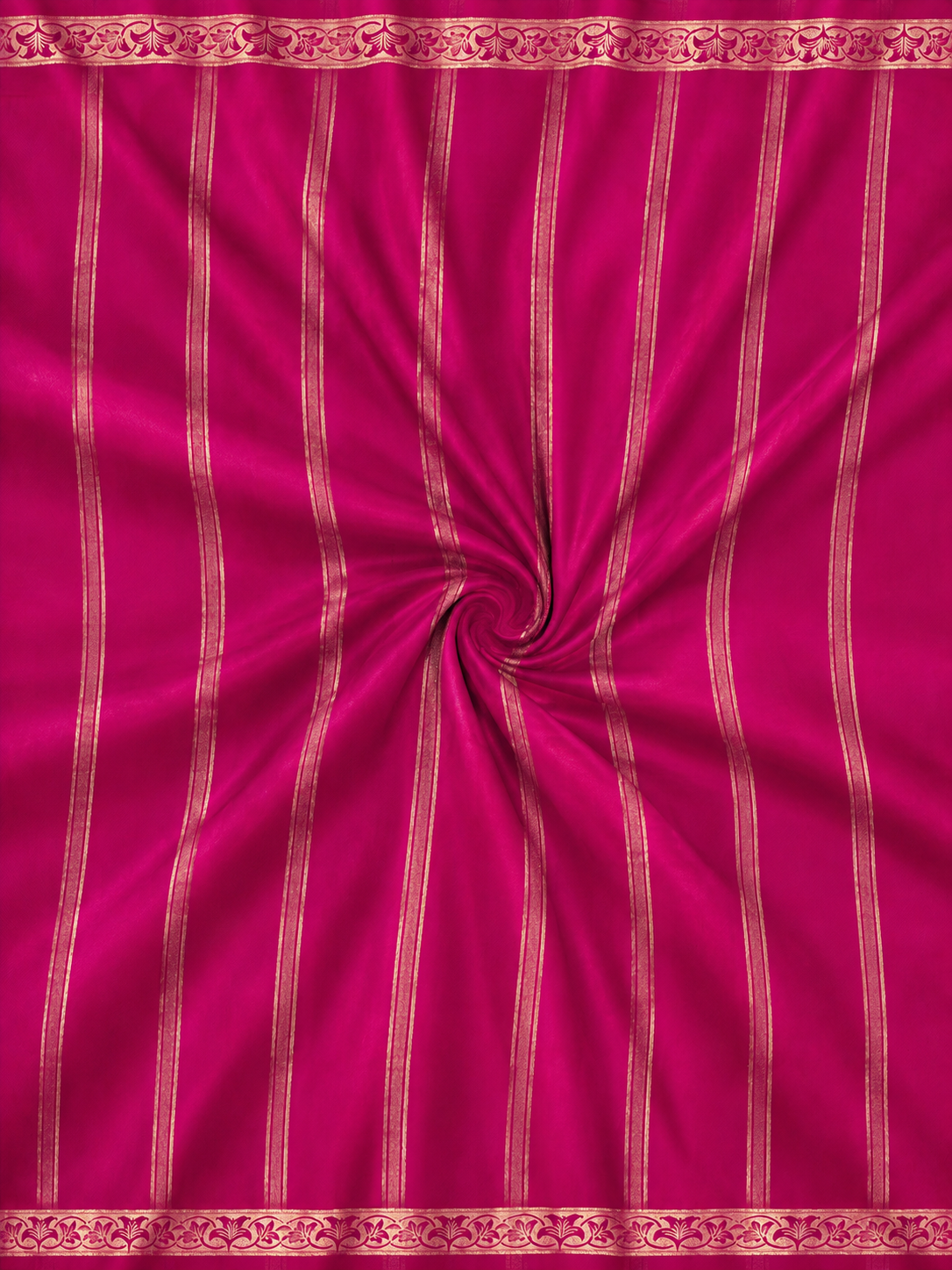 Mysore in Motion- One Inch Border- Magenta