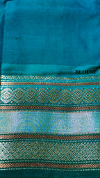 Silk Saree - Varisaipet Korvai Border & Flower Motifs