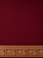 Kanchi Annam Aura – 2 Inch Border- Maroon
